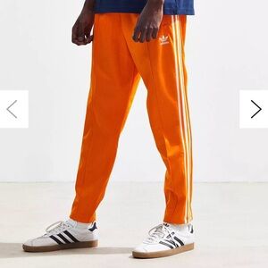 Adidas Men's Bright Orange Joggers